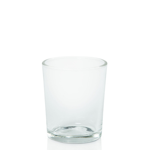 Clear 5cm x 6.5cm Glass Votive, Pack of 6