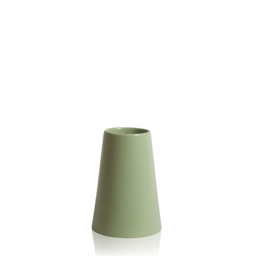 Bryony Ceramic Vase  - Medium - Pistachio