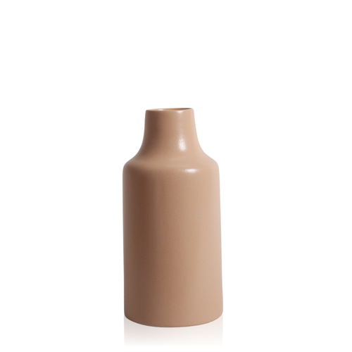 Lillian Ceramic Carafe Vase - Biscotti