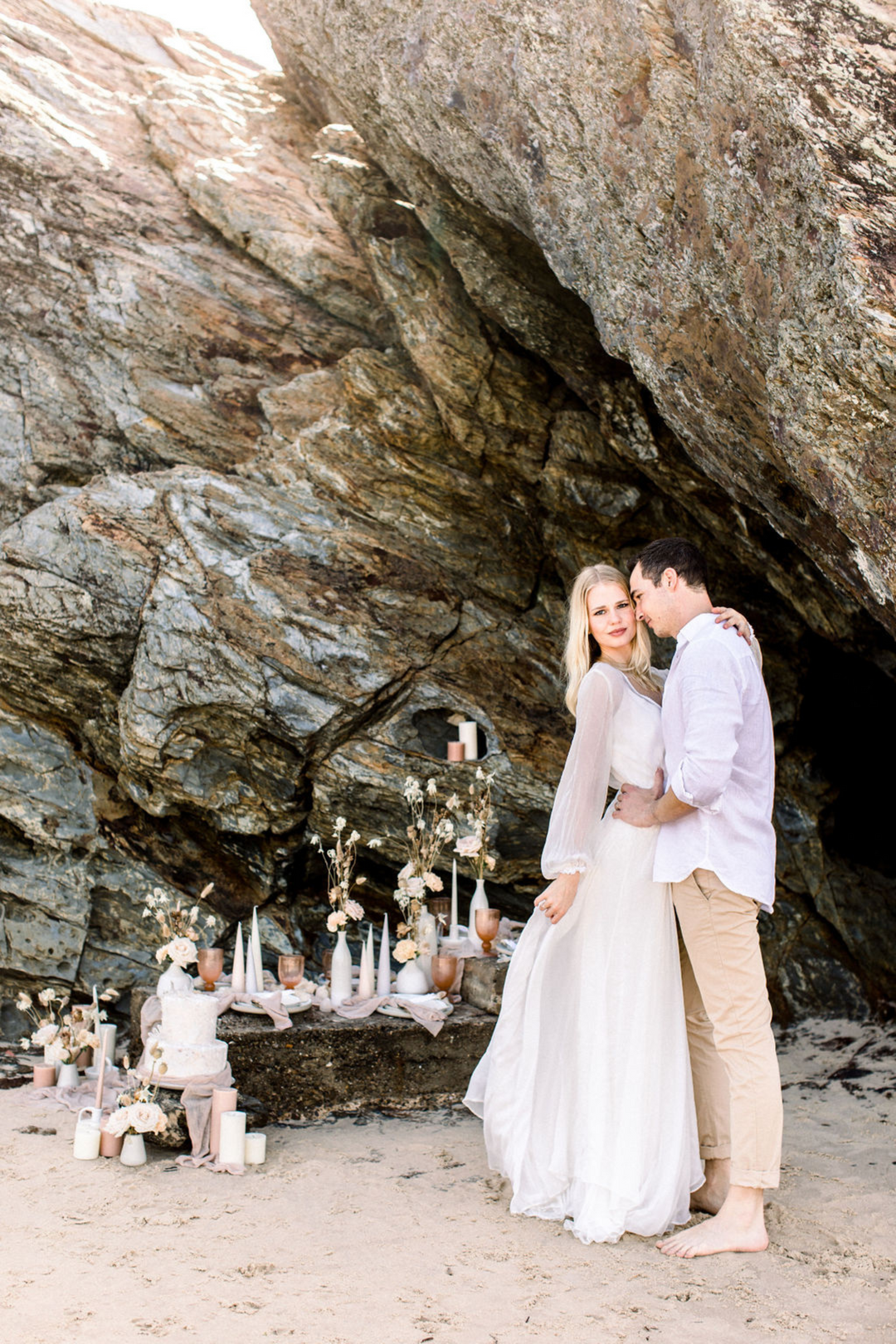 Beach Elopment Wedding with The Other Bridesmaid