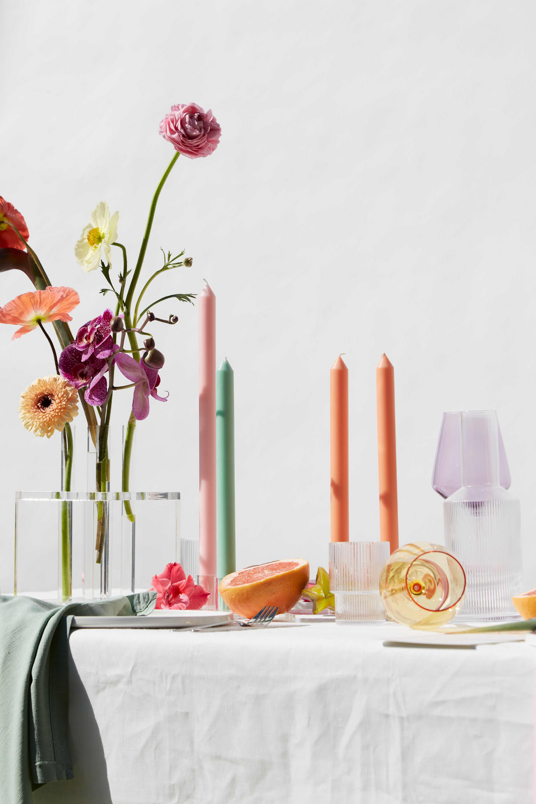 Bright and Bold Tablescape