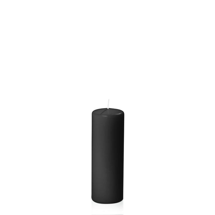 Black 5cm x 15cm Slim Event Pillar Pack of 1