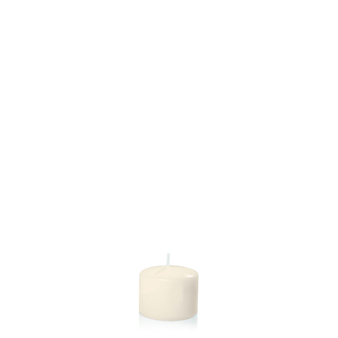 Ivory 5cm x 5cm Slim Event Pillar Pack of 1