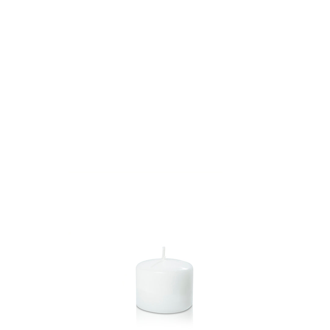 White 5cm x 5cm Slim Event Pillar Pack of 1