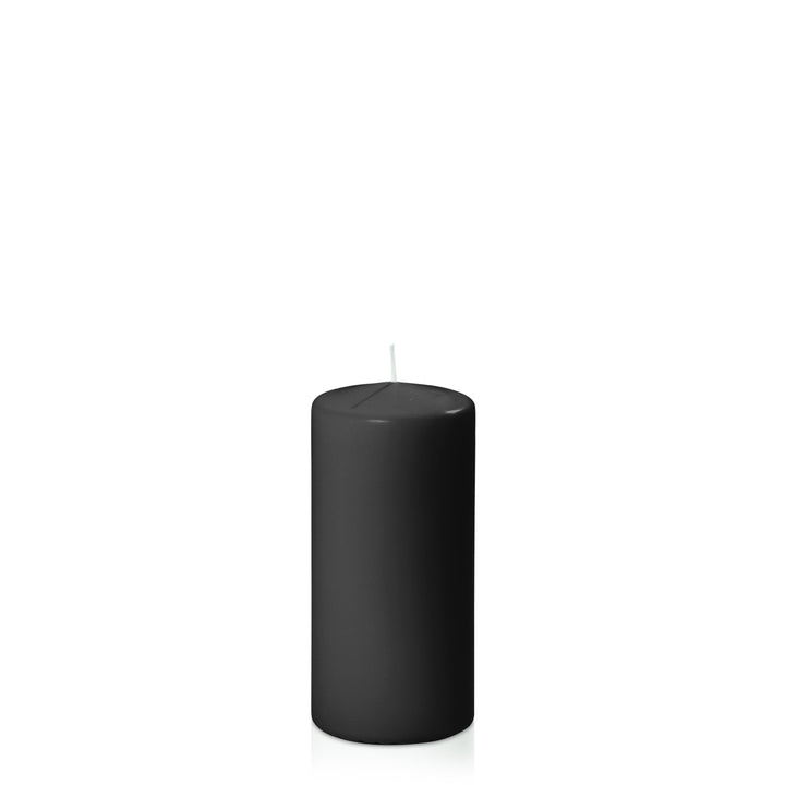 Black 7cm x 15cm Event Pillar Pack of 1