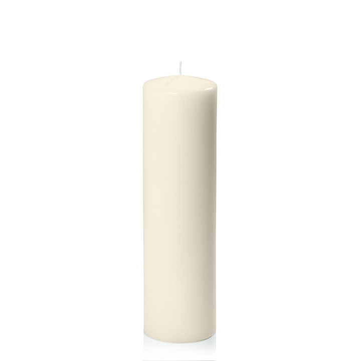 Ivory 7cm x 25cm Event Pillar Pack of 1