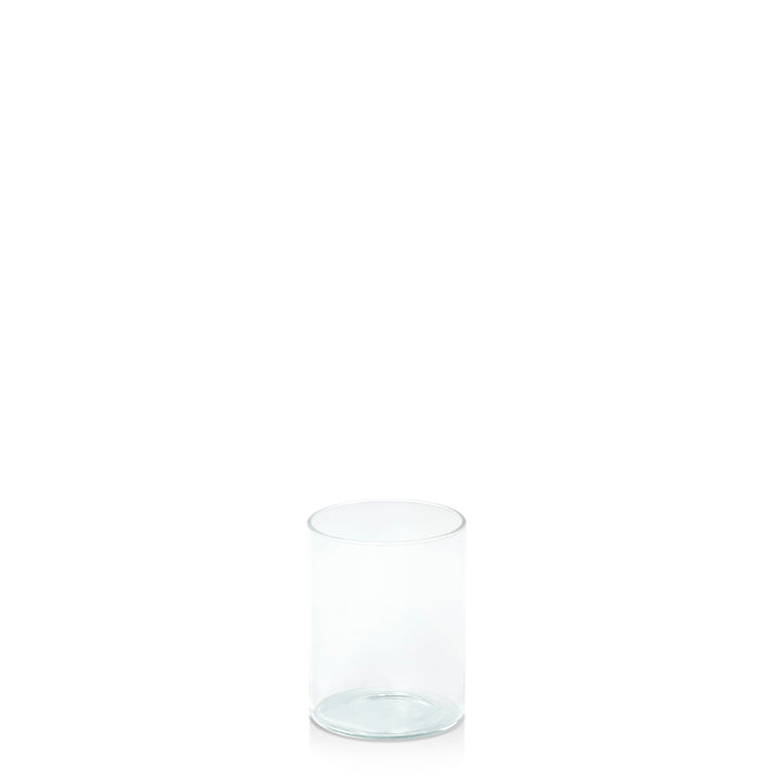 Clear 8cm x 10cm Glass Cylinder Pack of 1