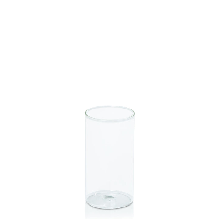 Clear 8cm x 15cm Glass Cylinder Pack of 1