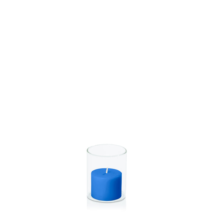 Capri 5cm x 4cm Pillar in 5.8cm x 7cm Glass Pack of 1