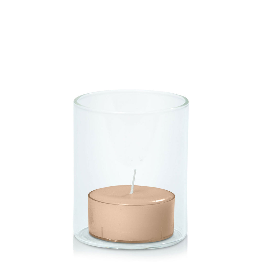 Toffee Tealight in 5.8cm x 7cm Glass Pack of 24