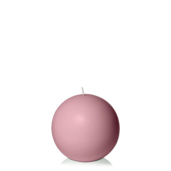 Dusty Pink 10cm Sphere Candle Pack of 1