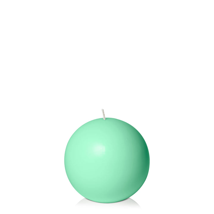 Mint Green 10cm Sphere Candle Pack of 1