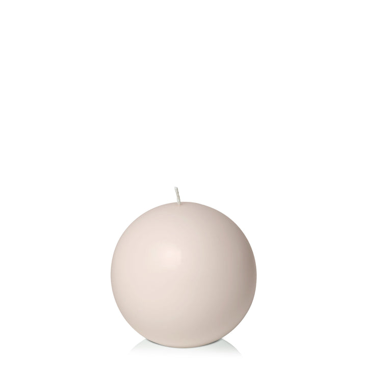 Nude 10cm Sphere Candle Pack of 1