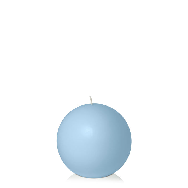 Pastel Blue 10cm Sphere Candle Pack of 1