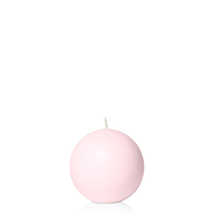 Blush Pink 7.5cm Sphere Candle Pack of 1