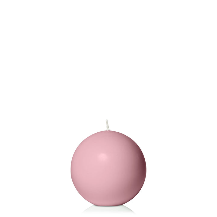 Dusty Pink 7.5cm Sphere Candle Pack of 1