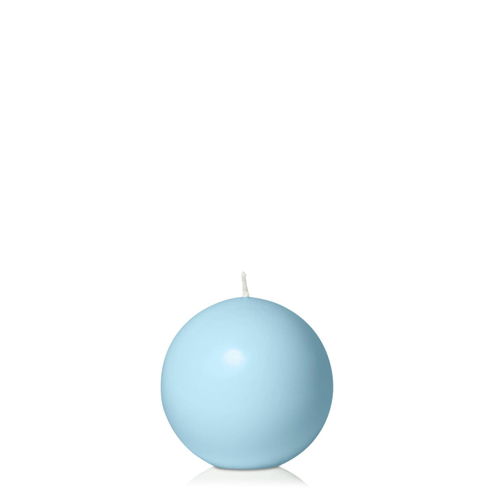 French Blue 7.5cm Sphere Candle Pack of 1