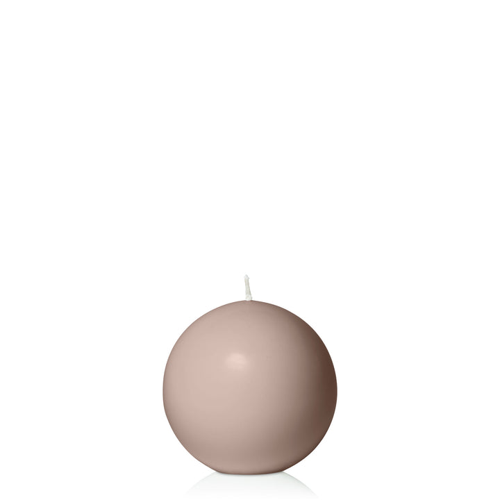 Latte 7.5cm Sphere Candle Pack of 1