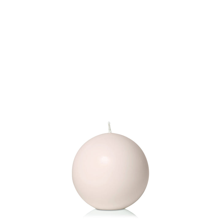 Nude 7.5cm Sphere Candle Pack of 1