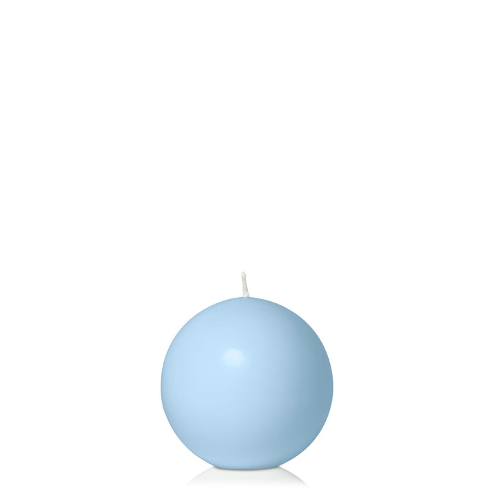 Pastel Blue 7.5cm Sphere Candle Pack of 1