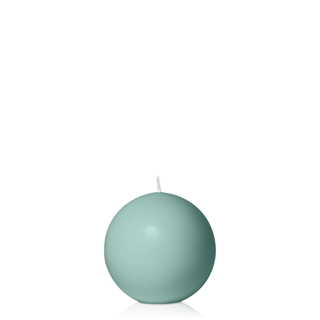 Sage Green 7.5cm Sphere Candle Pack of 1