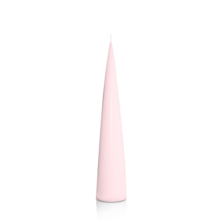 Blush Pink 4.4cm x 25cm Cone Candle Pack of 1