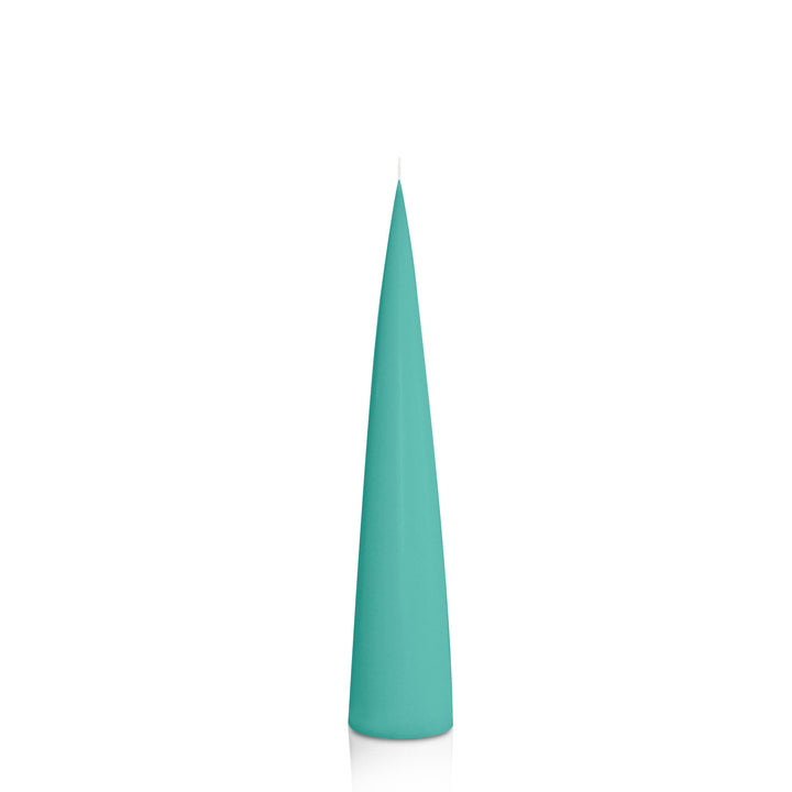 Emerald Green 4.4cm x 25cm Cone Candle Pack of 1