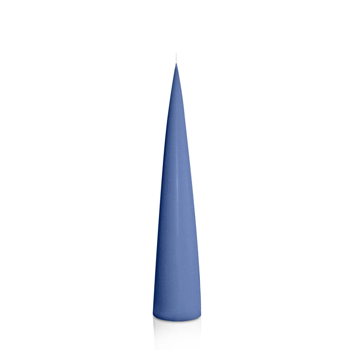 Navy 4.4cm x 25cm Cone Candle Pack of 1