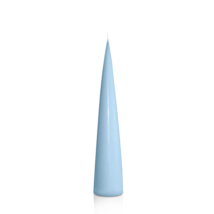 Pastel Blue 4.4cm x 25cm Cone Candle Pack of 1