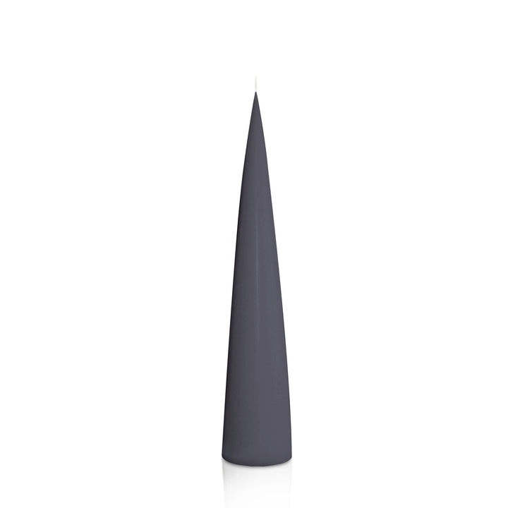 Steel Blue 4.4cm x 25cm Cone Candle Pack of 1