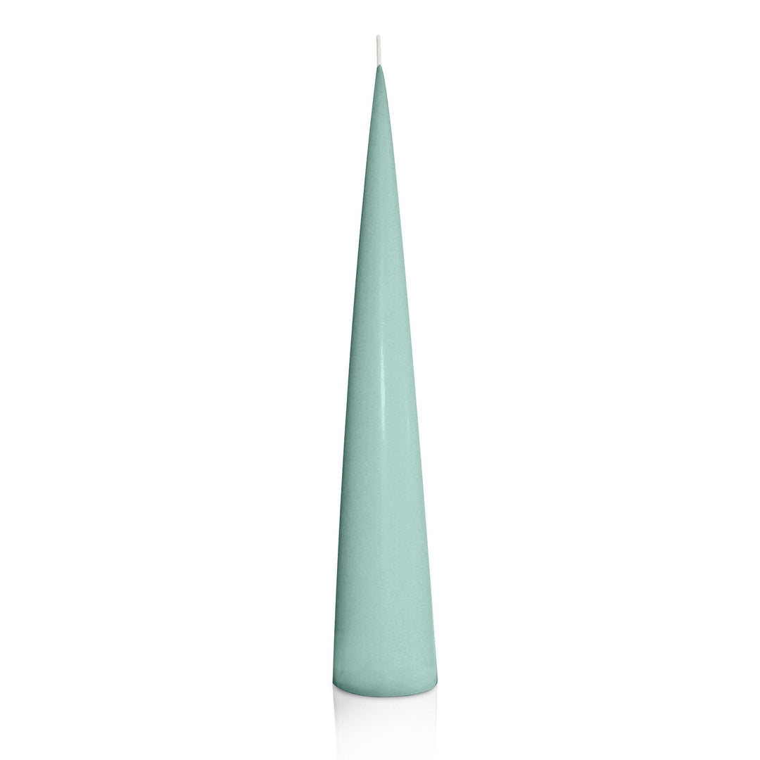 Sage Green 4.7cm x 30cm Cone Candle Pack of 1