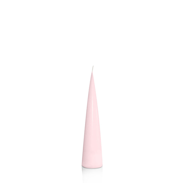 Blush Pink 4cm x 20cm Cone Candle Pack of 1