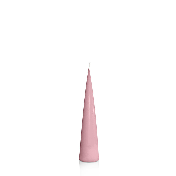 Dusty Pink 4cm x 20cm Cone Candle Pack of 1