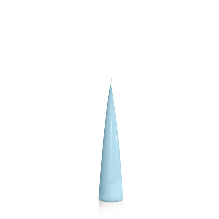 French Blue 4cm x 20cm Cone Candle Pack of 1