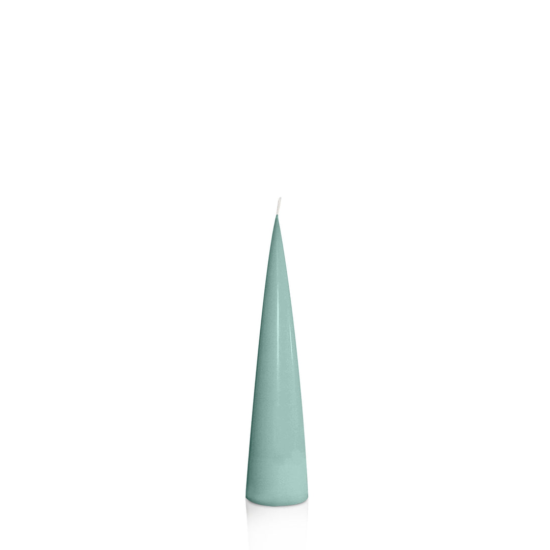 Sage Green 4cm x 20cm Cone Candle Pack of 1