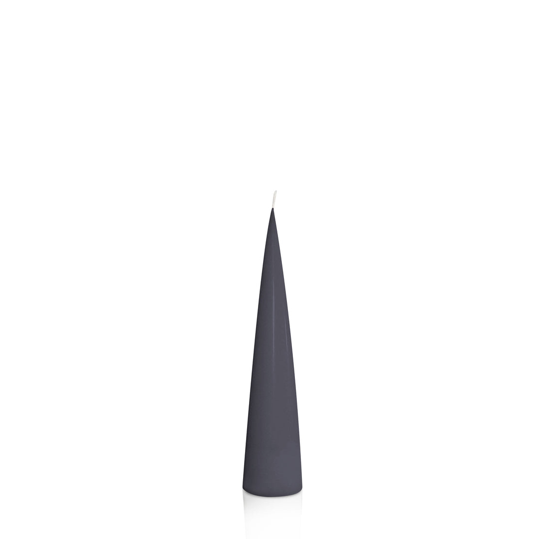 Steel Blue 4cm x 20cm Cone Candle Pack of 1