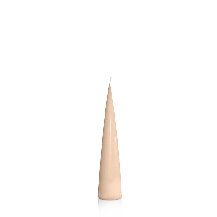 Toffee 4cm x 20cm Cone Candle Pack of 1