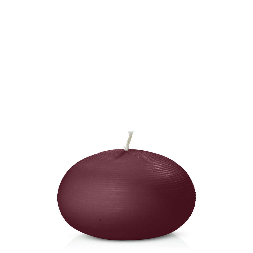 Burgundy 7.5cm Floating Candle Pack of 1