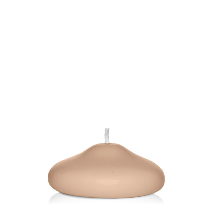 Latte 7cm Modern Floating Candle Pack of 1