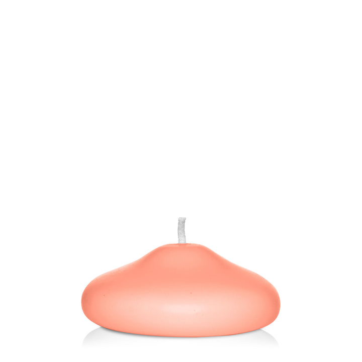 Peach 7cm Modern Floating Candle Pack of 1