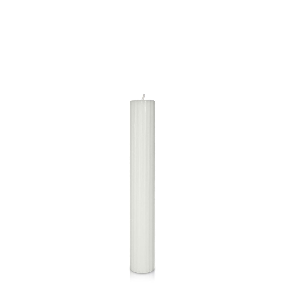 Stone 3.5cm x 25cm Fluted Pillar Pack of 1