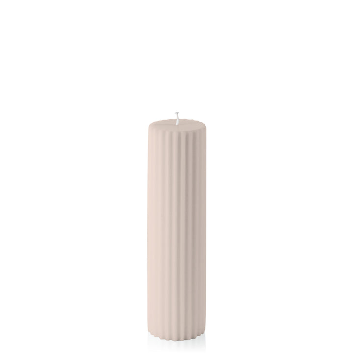 Nude 5cm x 20cm Fluted Pillar Pack of 1