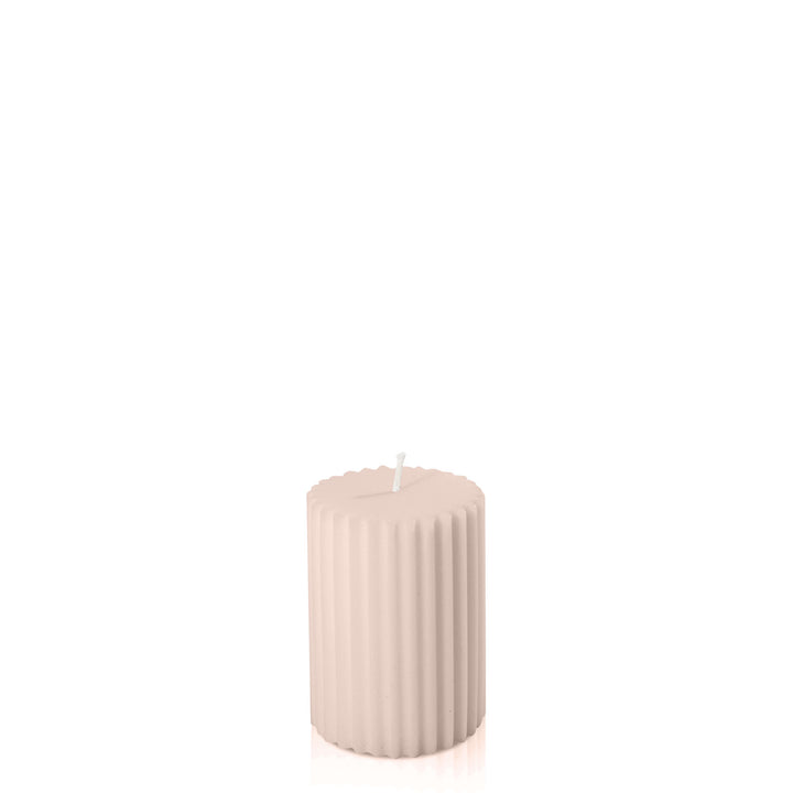 Heritage Rose 7cm x 10cm Fluted Pillar Pack of 1