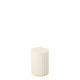 Ivory 7cm x 10cm Fluted Pillar Pack of 1