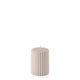 Nude 7cm x 10cm Fluted Pillar Pack of 1