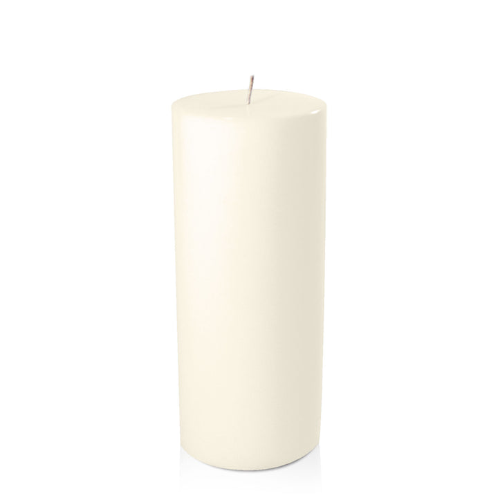 Ivory 10.5cm x 25cm Pillar Pack of 1