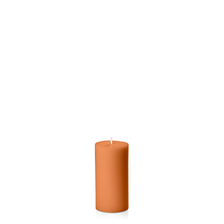 Baked Clay 5cm x 10cm Slim Pillar Pack of 1