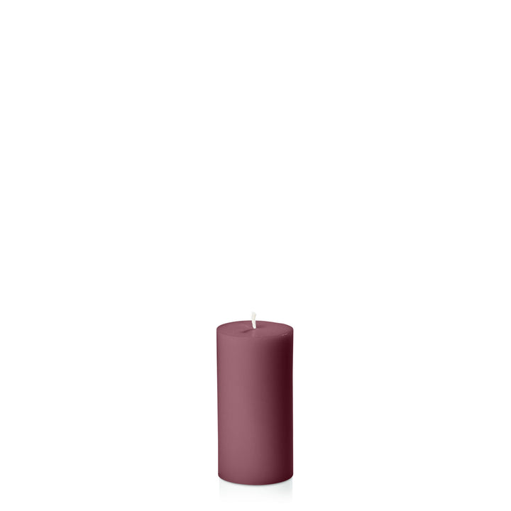 Burgundy 5cm x 10cm Slim Pillar Pack of 1