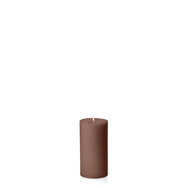 Chocolate 5cm x 10cm Slim Pillar Pack of 1