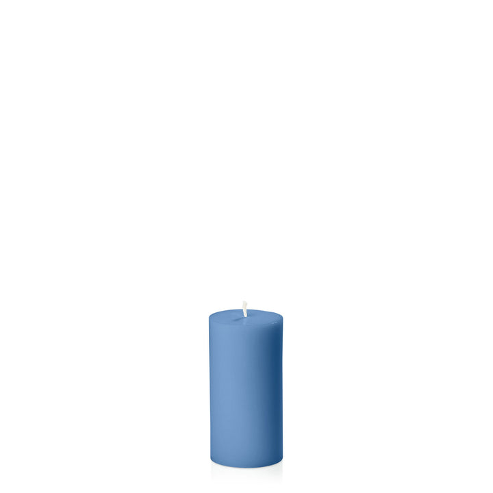 Dusty Blue 5cm x 10cm Slim Pillar Pack of 1